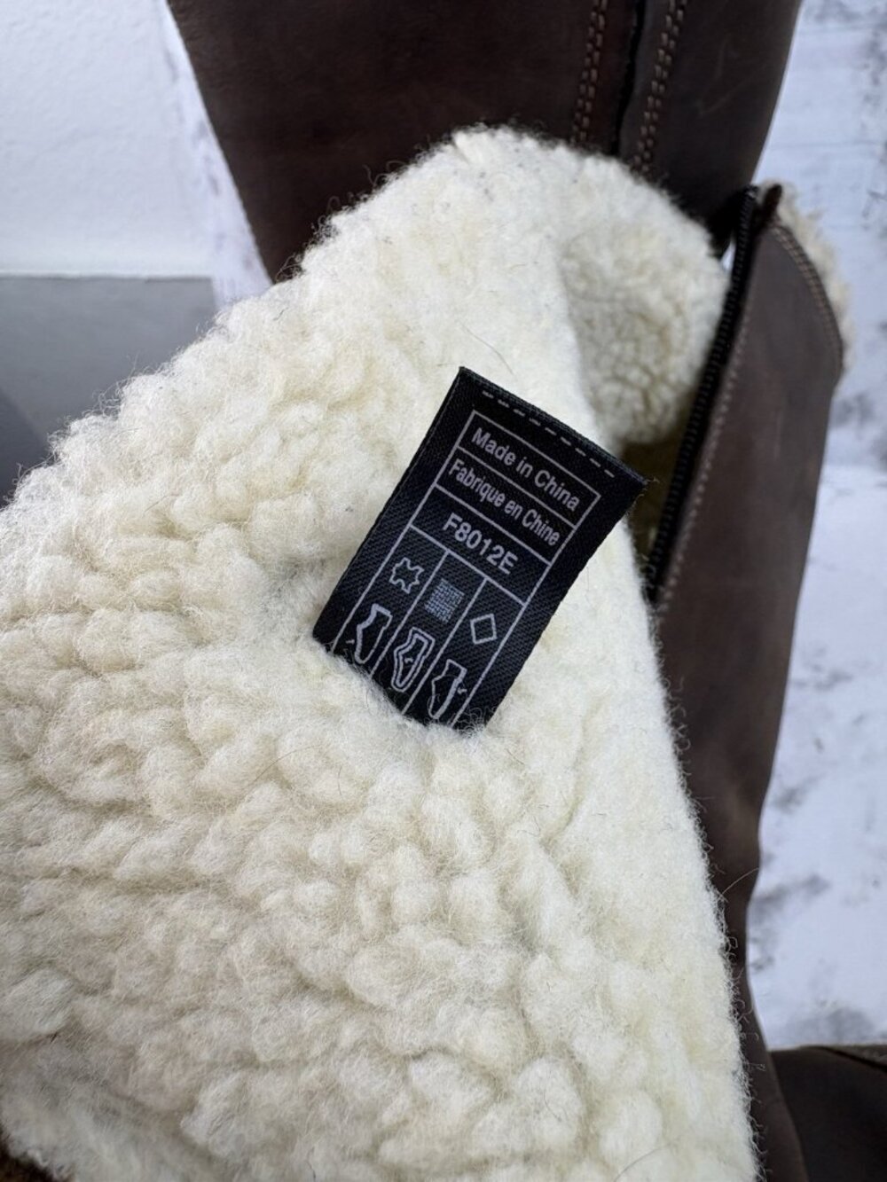 -Teva Tonalea Waterproof Leather Boot Womens Size 9 Brown Faux Fur Zip Up Winter - Picture 14 of 16